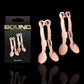 Bound Nipple Clamps - C1 - Rose Gold