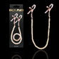 Bound Nipple Clamps - DC1 - Rose Gold