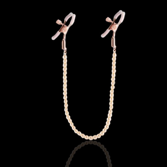 Bound Nipple Clamps - DC1 - Rose Gold